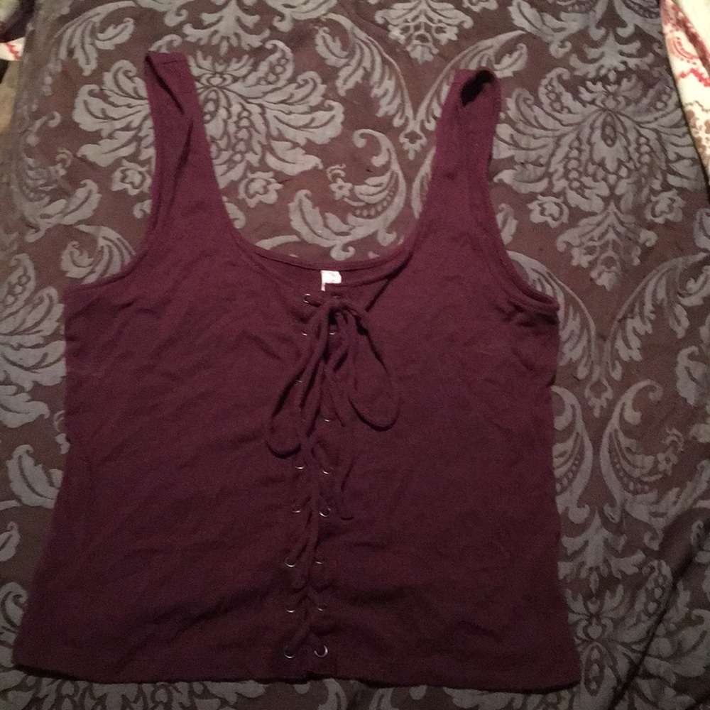 Large Aeropostale Maroon Tank Top